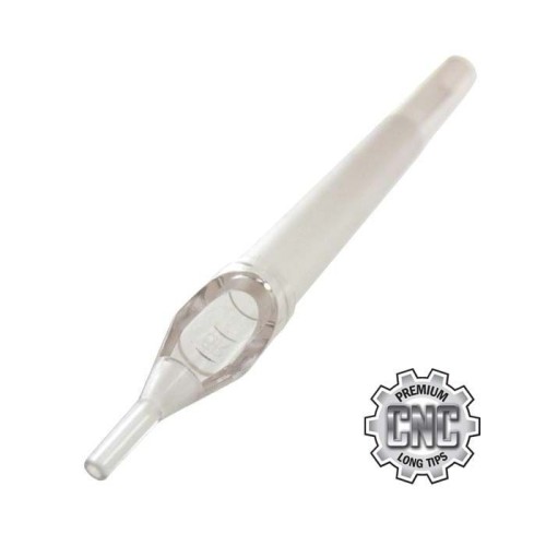 Round disposable long tip