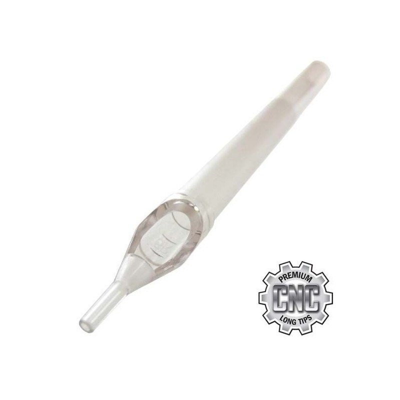 Round disposable long tip