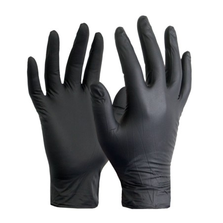 GLOVES Black nitrile 100 units