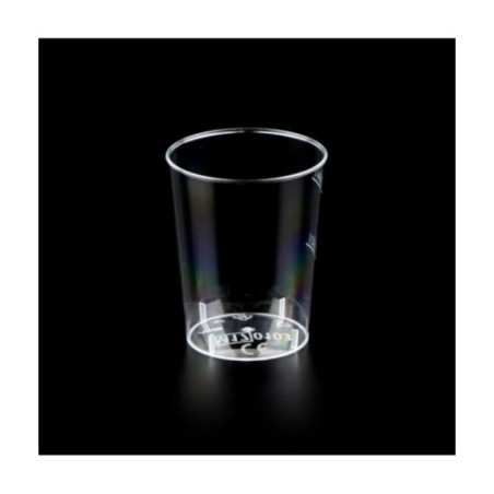 CLEAR disposable water cups - 50 units