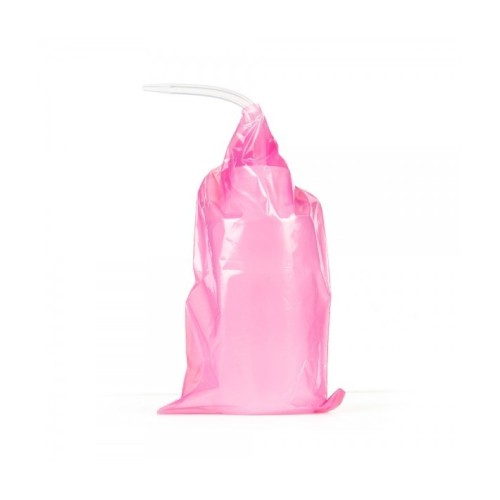 Pink protective bags for bottles 100 pcs