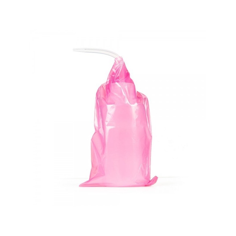 Pink protective bags for bottles 100 pcs