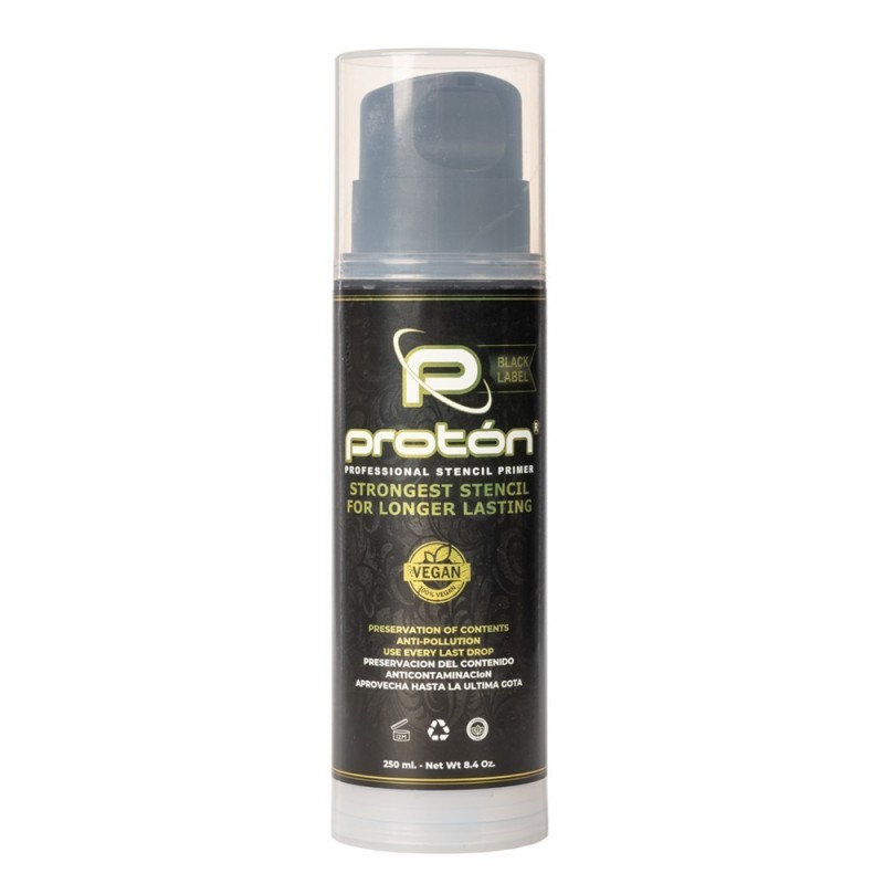 Protón Professional Stencil Primer Black Label AIRLESS SYSTEM - 250ml / 8.5 Oz.